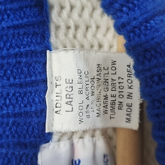 Cliff Engle LTD 80's Broncos wool blend sweater Adult size L - Picture 5 of 7